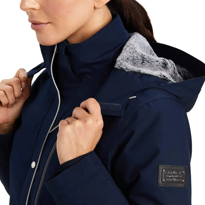 Ariat Women's Tempest Insulated H20 Parka - Navy-4